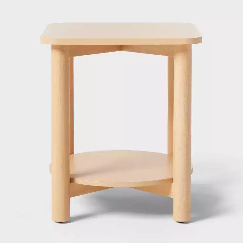 Table de chevet pour enfants en bois naturel - Pillowfort™