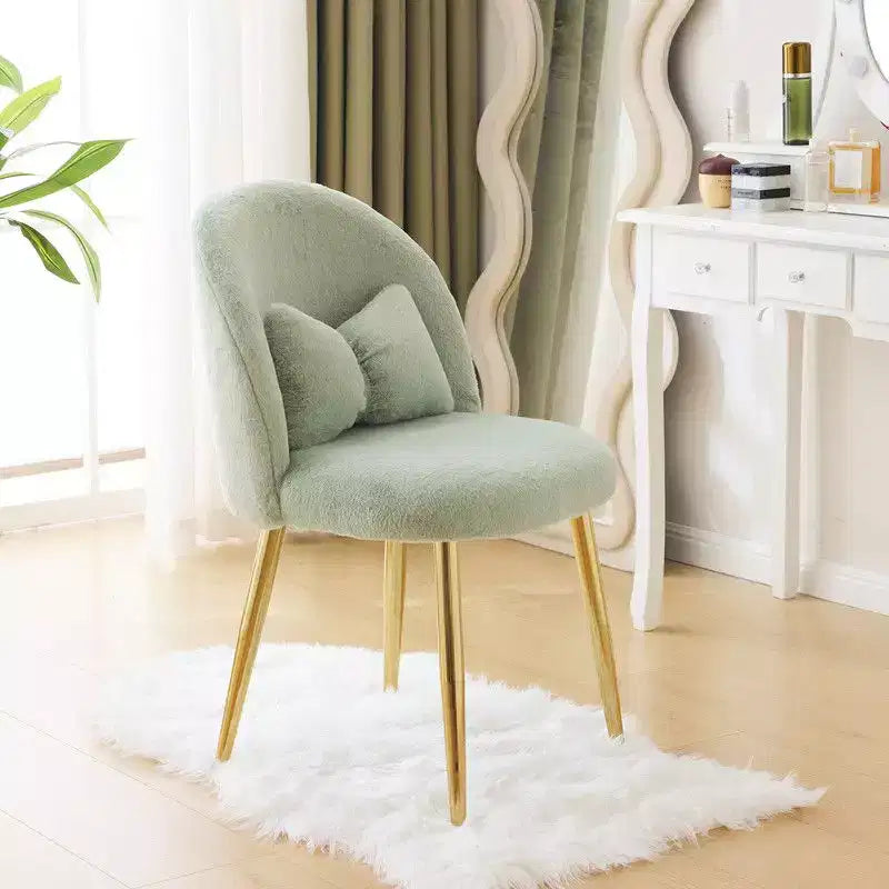 Chaise de coiffeuse - Fauteuil recouvert de velours