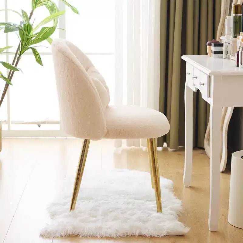 Chaise de coiffeuse - Fauteuil recouvert de velours