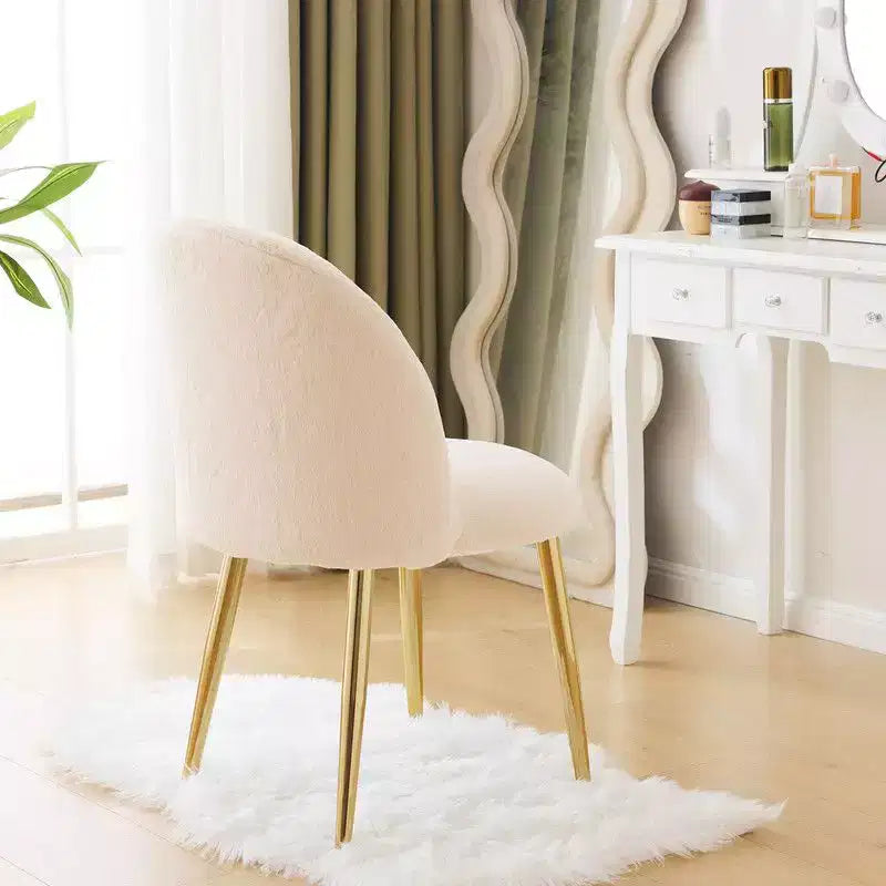 Chaise de coiffeuse - Fauteuil recouvert de velours