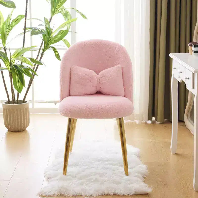 Chaise de coiffeuse - Fauteuil recouvert de velours