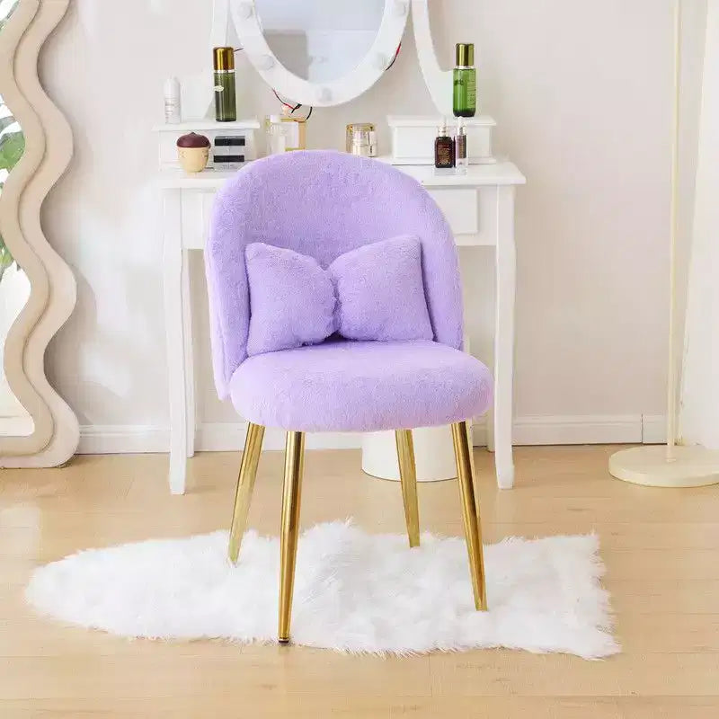 Chaise de coiffeuse - Fauteuil recouvert de velours