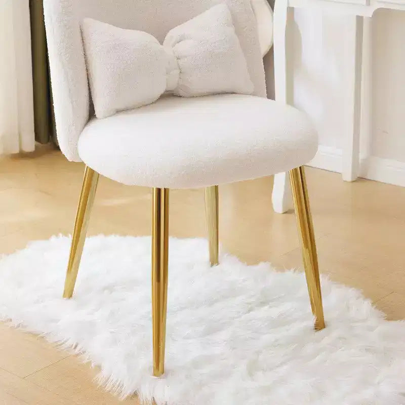 Chaise de coiffeuse - Fauteuil recouvert de velours