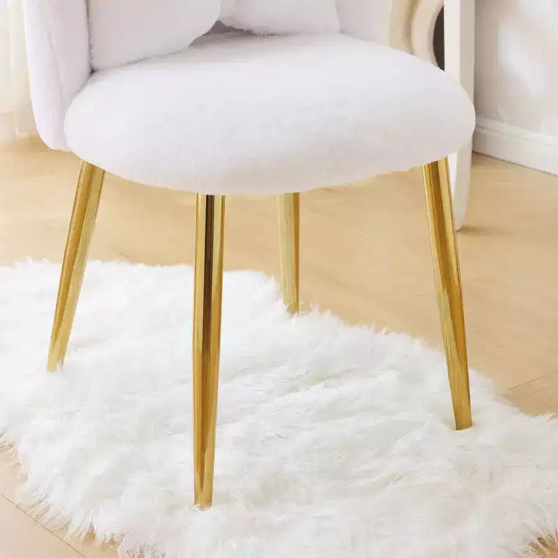 Chaise de coiffeuse - Fauteuil recouvert de velours
