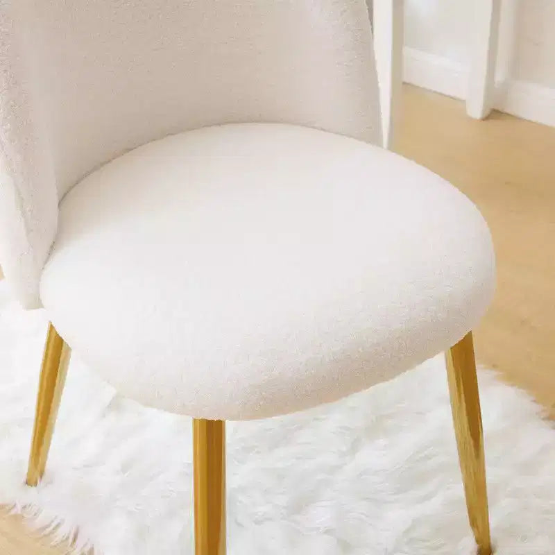 Chaise de coiffeuse - Fauteuil recouvert de velours