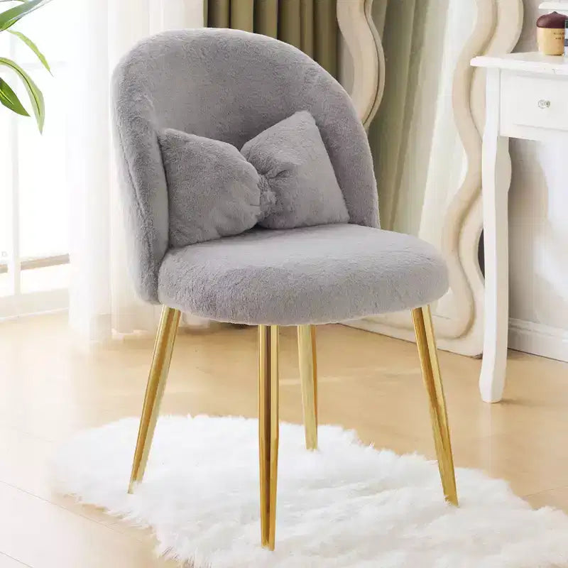 Chaise de coiffeuse - Fauteuil recouvert de velours