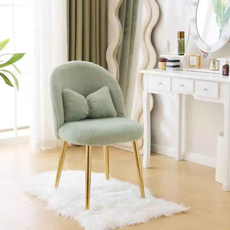 Chaise de coiffeuse - Fauteuil recouvert de velours