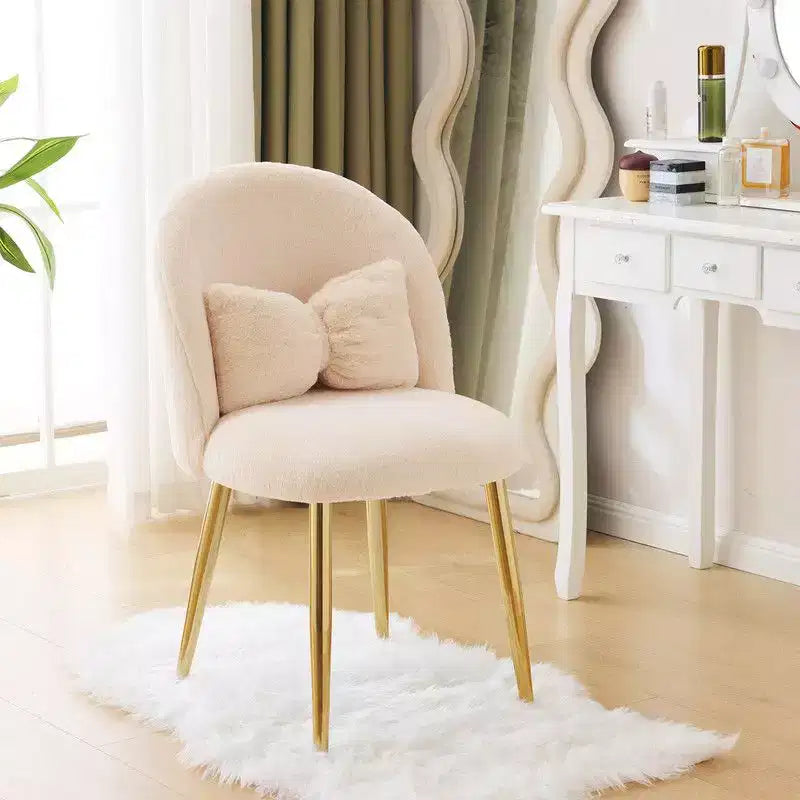 Chaise de coiffeuse - Fauteuil recouvert de velours