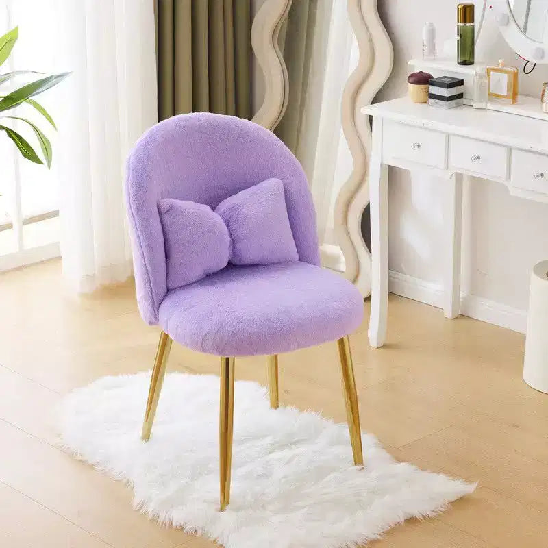 Chaise de coiffeuse - Fauteuil recouvert de velours
