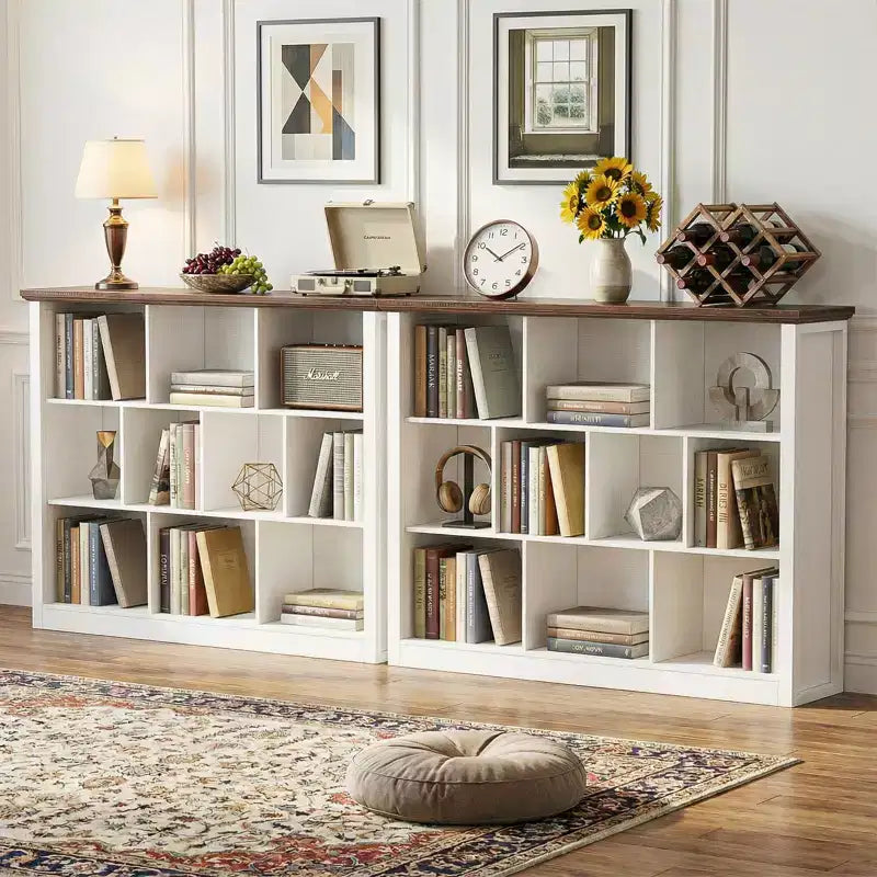 Bibliothèque à 10 casiers, étagère sur pied