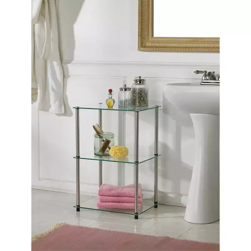 Dessus de table basse rectangulaire en verre - 1 pièce
