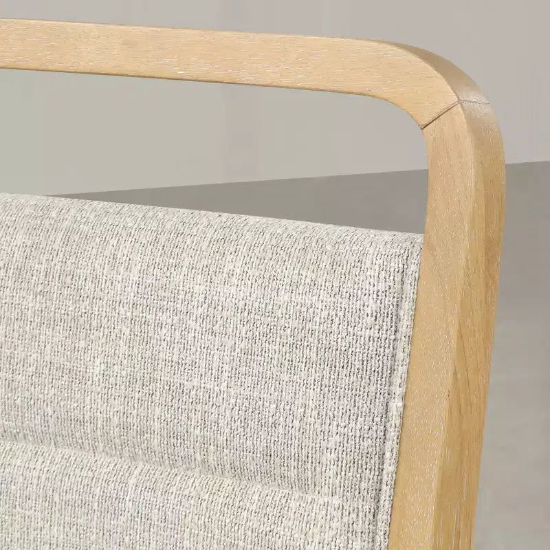 Chaises de salle à manger avec cadre en bois massif, lot de 2