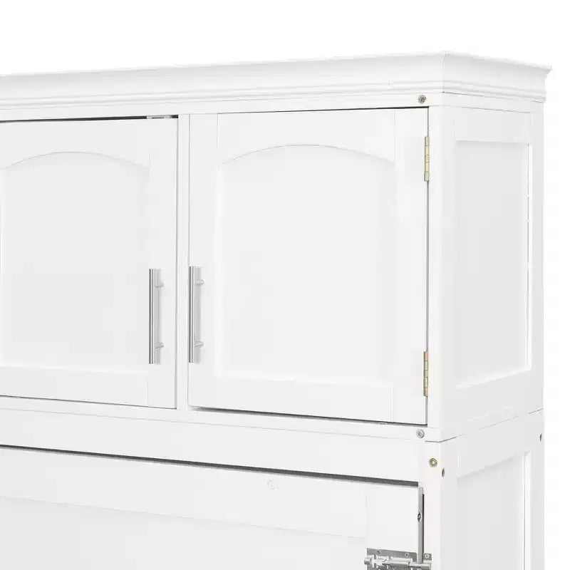 Lit double moderne avec 2 armoires pour salon ou appartement