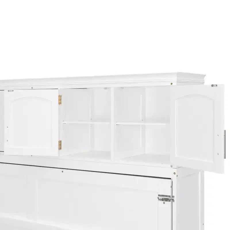 Lit double moderne avec 2 armoires pour salon ou appartement