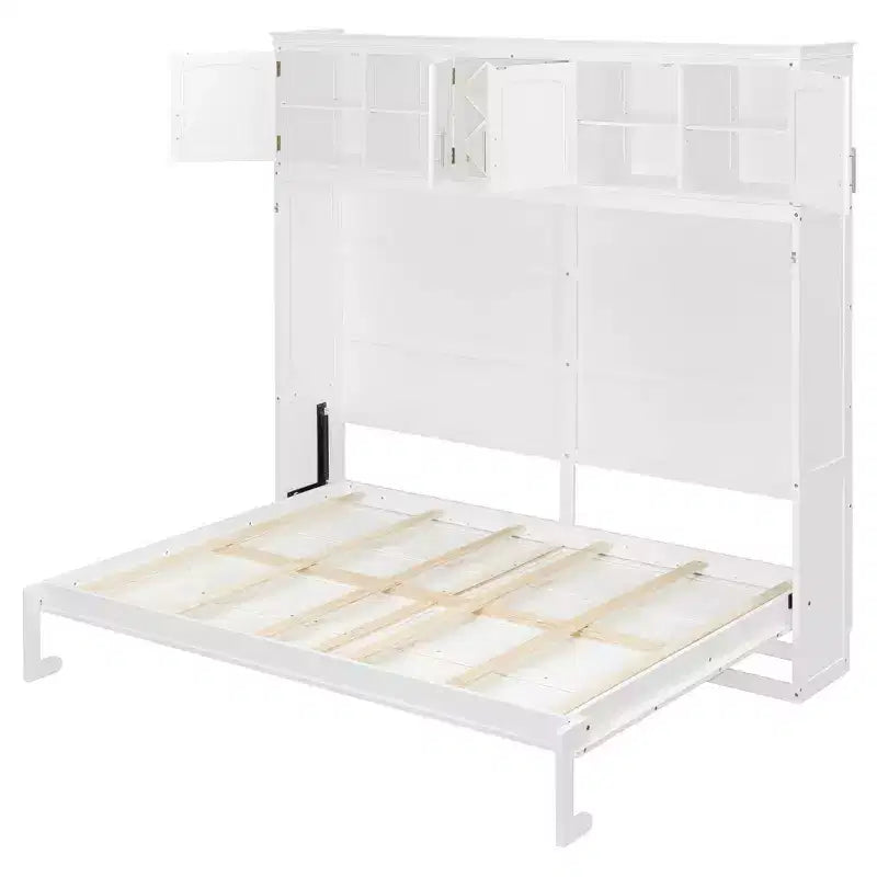 Lit double moderne avec 2 armoires pour salon ou appartement