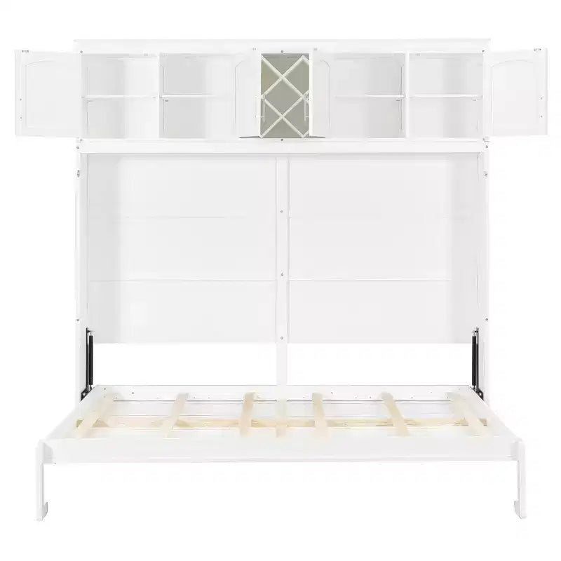 Lit double moderne avec 2 armoires pour salon ou appartement