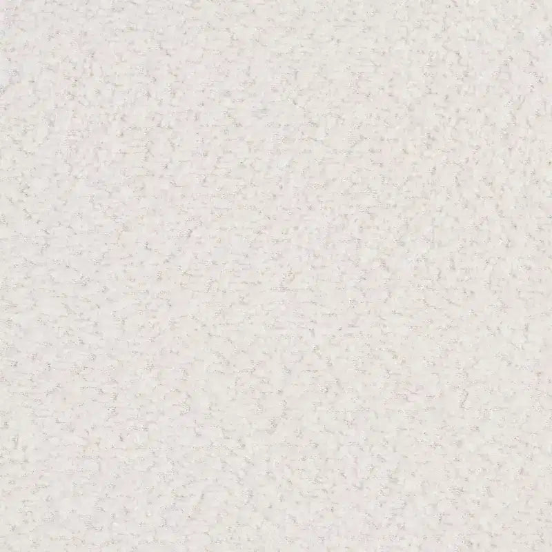 Table de chevet 2 tiroirs en tissu Teddy Bear et Hévéa Blanc : Moderne, Glissières en métal, Finition lisse